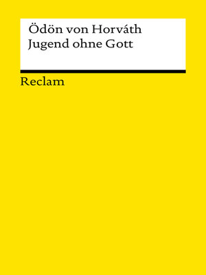 cover image of Jugend ohne Gott. Roman